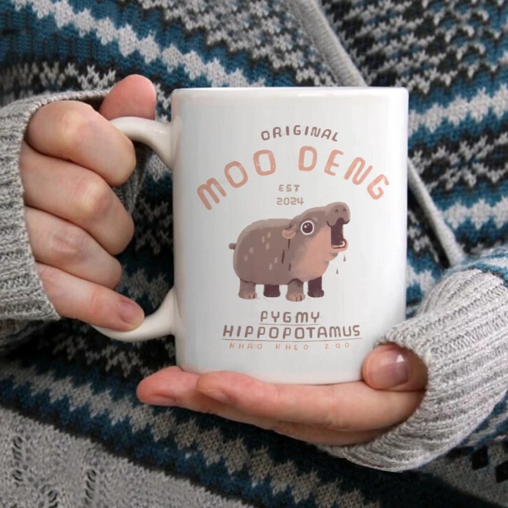 

Original moo dengCoffee Mug Tea Cup 11oz Coffee Cup Funny Birthday Ceramic Mug Personalized Cup