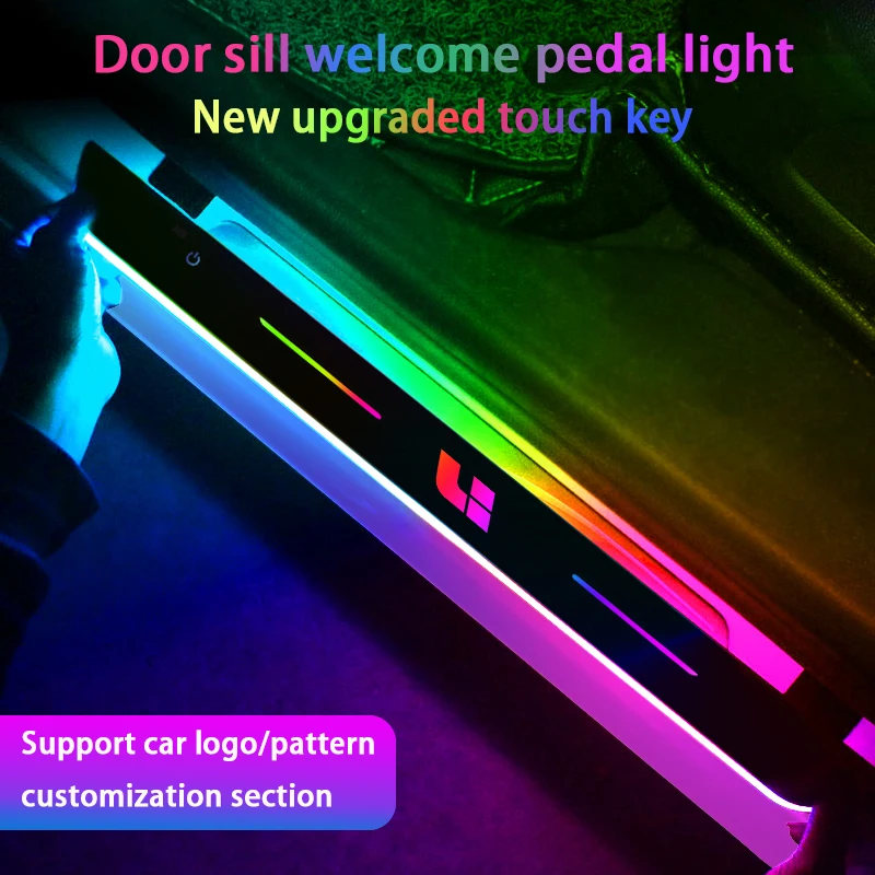 

Car Door Sill Light Threshold Lamp LED Welcome Plate Pedal Light Car Doors For Leading Ideal One Li Auto L6 L7 L8 L9 Car