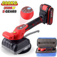 200KG Cordless Tile Tiling Machine Tiles Vibrator 5 Gear Floor Vibrator Leveling Power Tools Enlarged Suction Cup Tile Paving