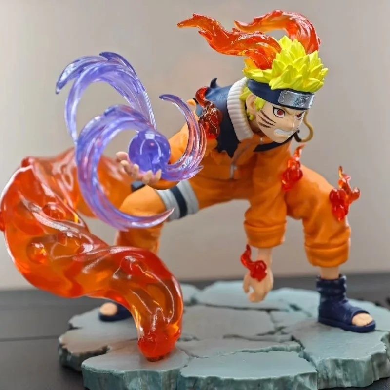 

Новинка в наличии, натуральная Bandai Running Celebrity Uchiha Sasuke, аниме, объемная фигурка, коллекция, модель, настольное украшение, подарок