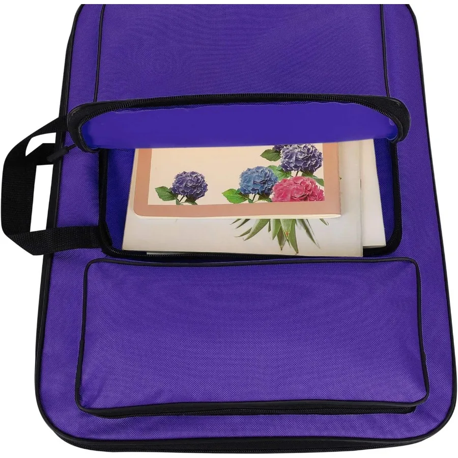 휴대용 아트 포트폴리오 캐리 케이스 가방, 드로우보드 토트 디자인, 8K 스케치 패드용 경량 숄더 수납 박스, A에 이상적