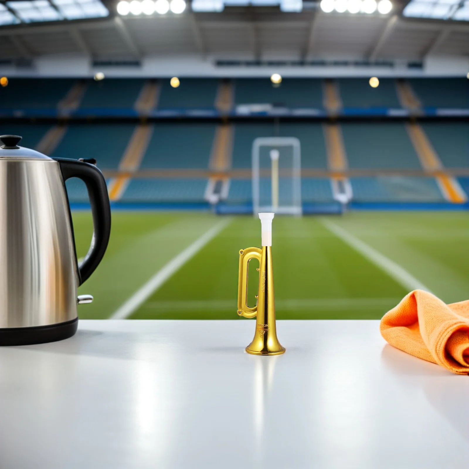 18 قطعة صناع الضوضاء البوق الذهبي قرون الهتاف المحمولة للأحداث الرياضية الحفلات حفلات أعياد الميلاد قرون الاطفال #2