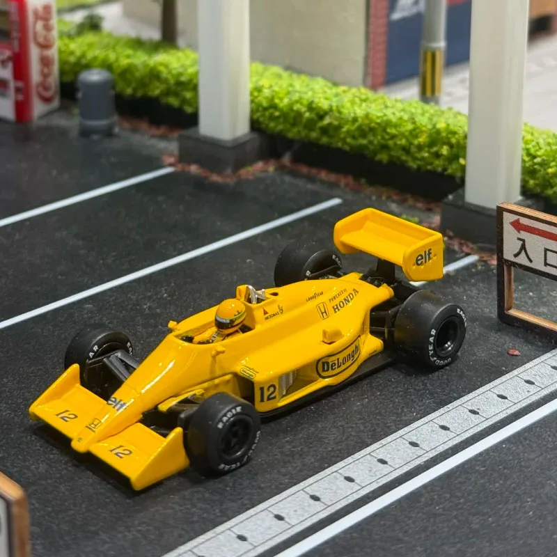 In Stock Mini Gt 1:64 Lotus 99t F1 Ayrton Senna 1987 Monaco Grand Prix Alloy Single Seater Race Car Static Collectible Mgt1088 view 4