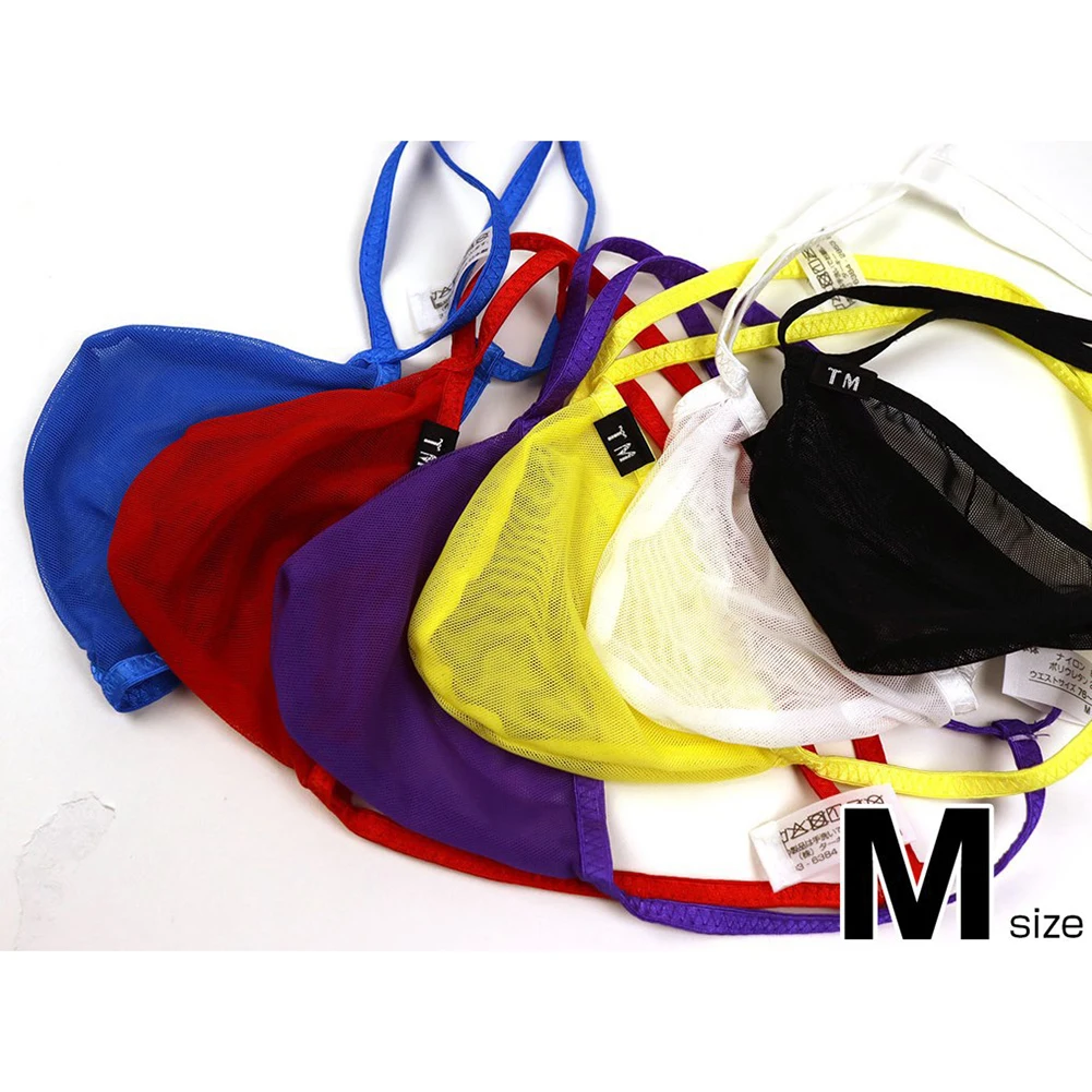 

Men Sexy Gay Mesh Mini Pouch Thongs Sexy Lingerie Low Rise Sissy Breathe Sexy Tоy Mens Underwear Erotic G-string Underpants Men