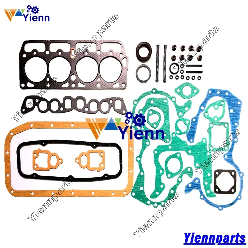 For Toyota 4P 3P Full Gasket Kit 04111-78002 With Head Gasket Fit Forklifts 2FGH15 2FGL-7 2FGL-9 Engine Repair Parts
