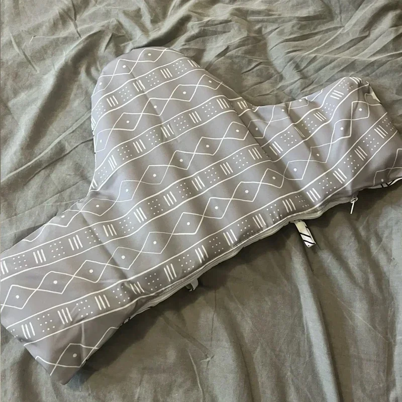 Bantal kursi tinggi untuk bayi, kursi makan bayi, bantal Sofa dua sisi, sarung kursi tinggi, bantal belakang dapat ditiup