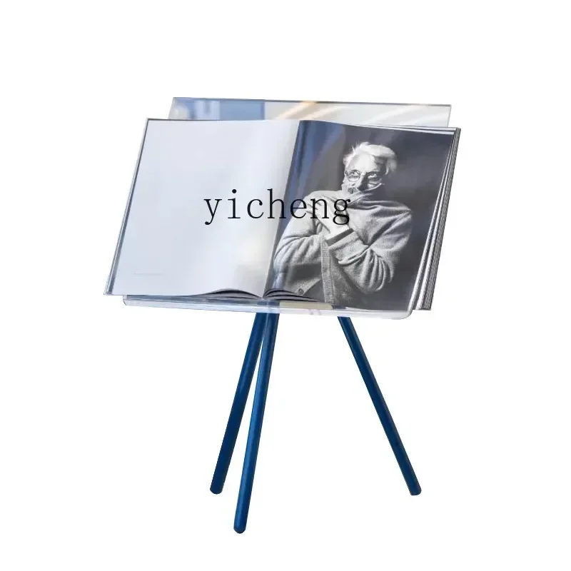book and newspaper shelf, book and picture album display shelf, model room, floor-to-ceiling bay window next to the sofa,