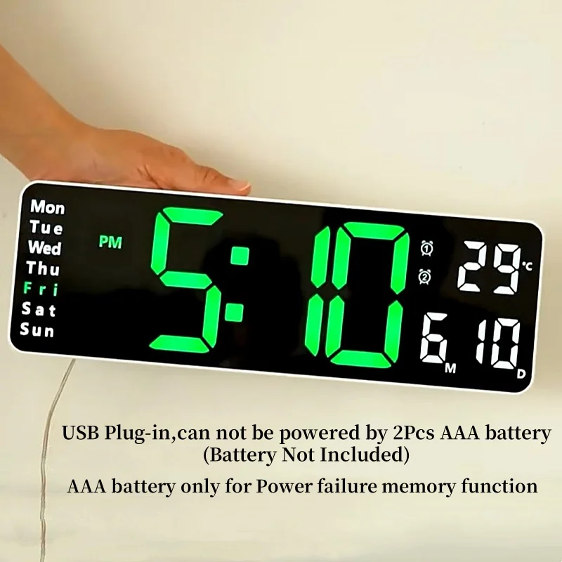 Large LED Wall Timer Clock 2