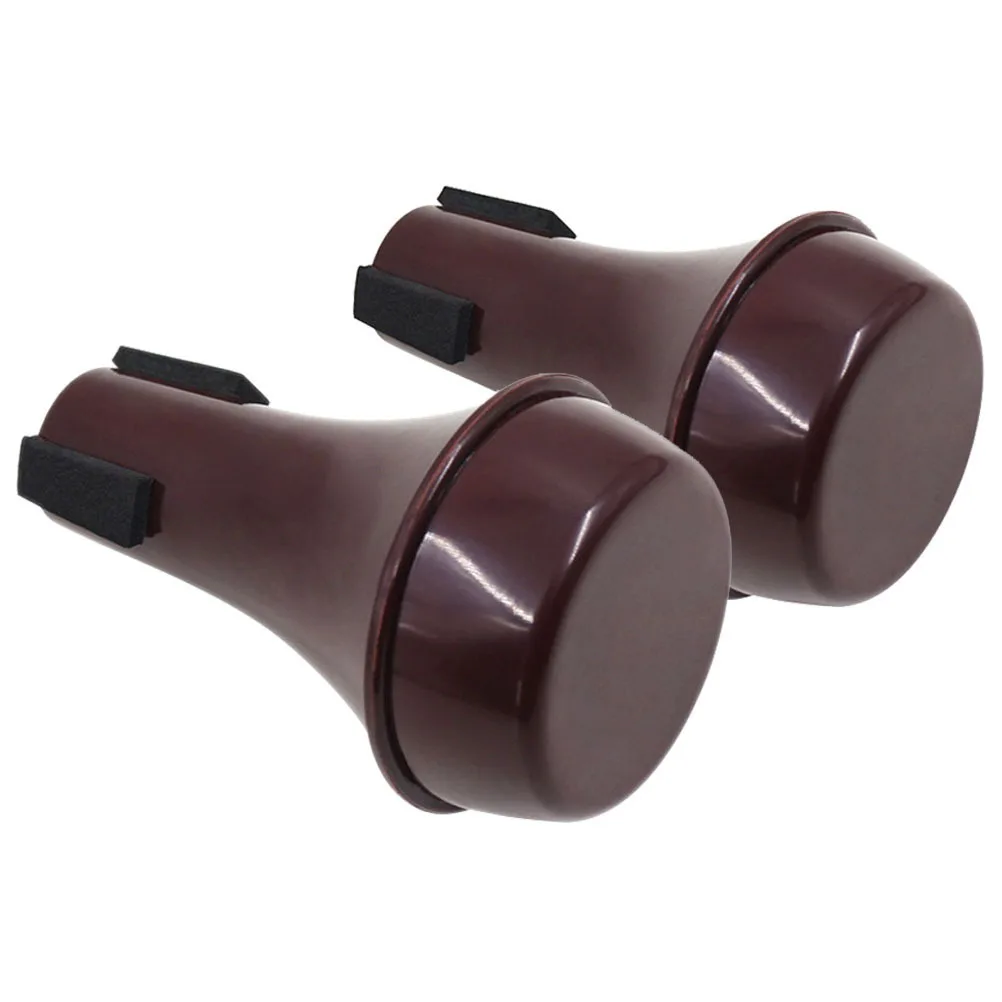 2 szt. Tłumik do trąbki z ABS, lekki, redukujący hałas, do ćwiczeń w domu, akcesorium do trąbki i puzonu