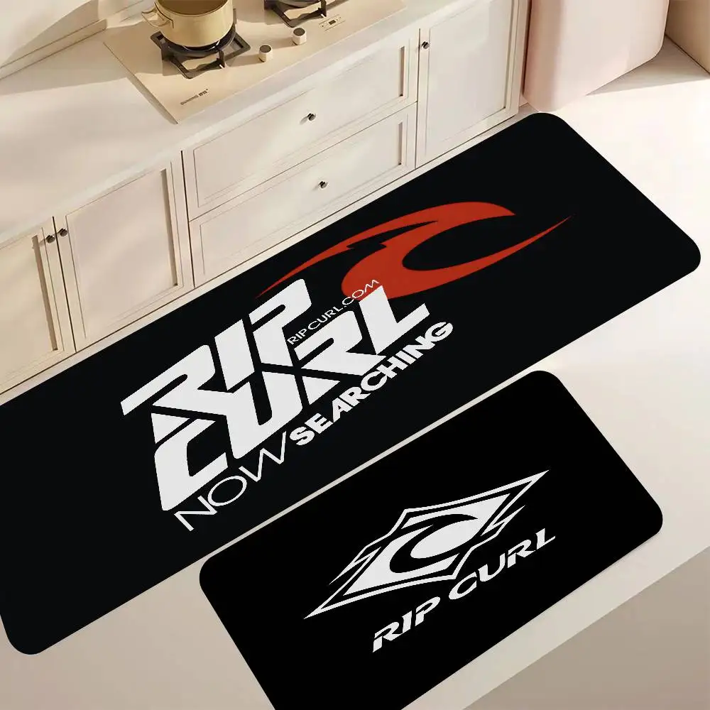 R-Rip C-Curl Logo Entrance Door Mat Nordic Style Bedroom Living Room Doormat Home Balcony Anti-Slip Modern Home Decor