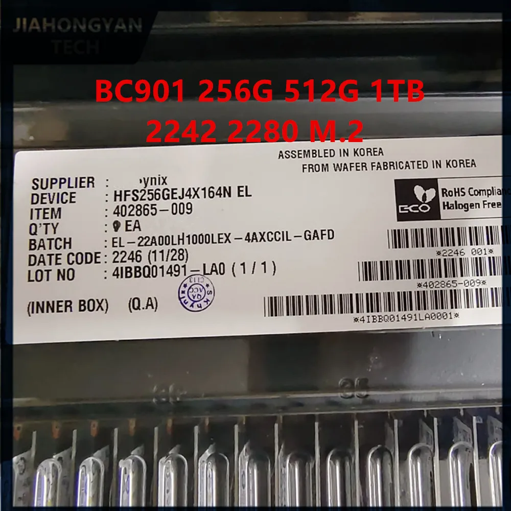 New For SK Hynix SSD BC901 1TB 512G 256G Solid State Drive PCIe