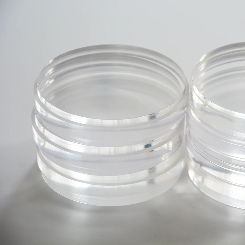 

6Pcs Dental PMMA Milling Block Transparent PMMA Disc for Temporary Crown & Bridge CAD/CAM Dental Lab