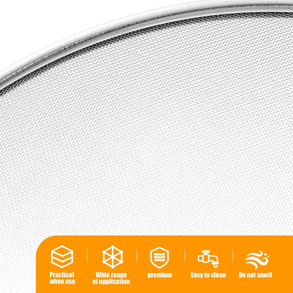 

2pcs Guard Fine Mesh Oil Splatter Screen For Frying Pan Grease Splatter Guard Anti Oil Splashing Cover Cooking Tool Pan Cover