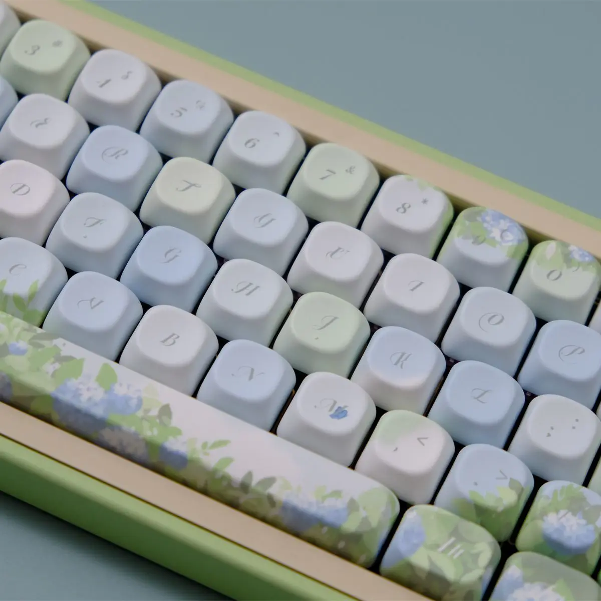 120 Keys Cute Low Profile Keycaps XOA/CHREEY/LOW Key Cap PBT Cherry Profile Keycap Mechanical Keyboard Made68 Mad68 Wooting 60