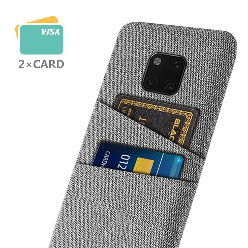Funda para Huawei Mate 20 Pro Funda de tela de lujo Funda de teléfono con doble tarjeta para Huawei Mate20 Pro 20X20X Funda de teléfono Funda Coque