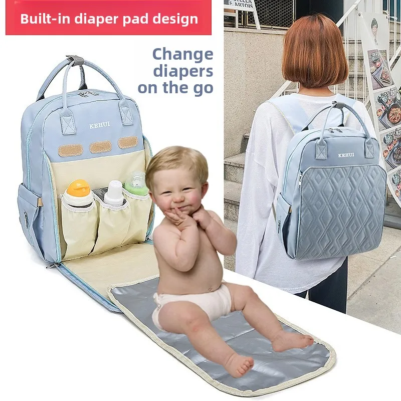 sac-a-dos-de-maternite-tendance-et-leger-grande-capacite-personnalise-pour-l'exterieur-sac-a-dos-double-epaule-pour-maman-et-bebe