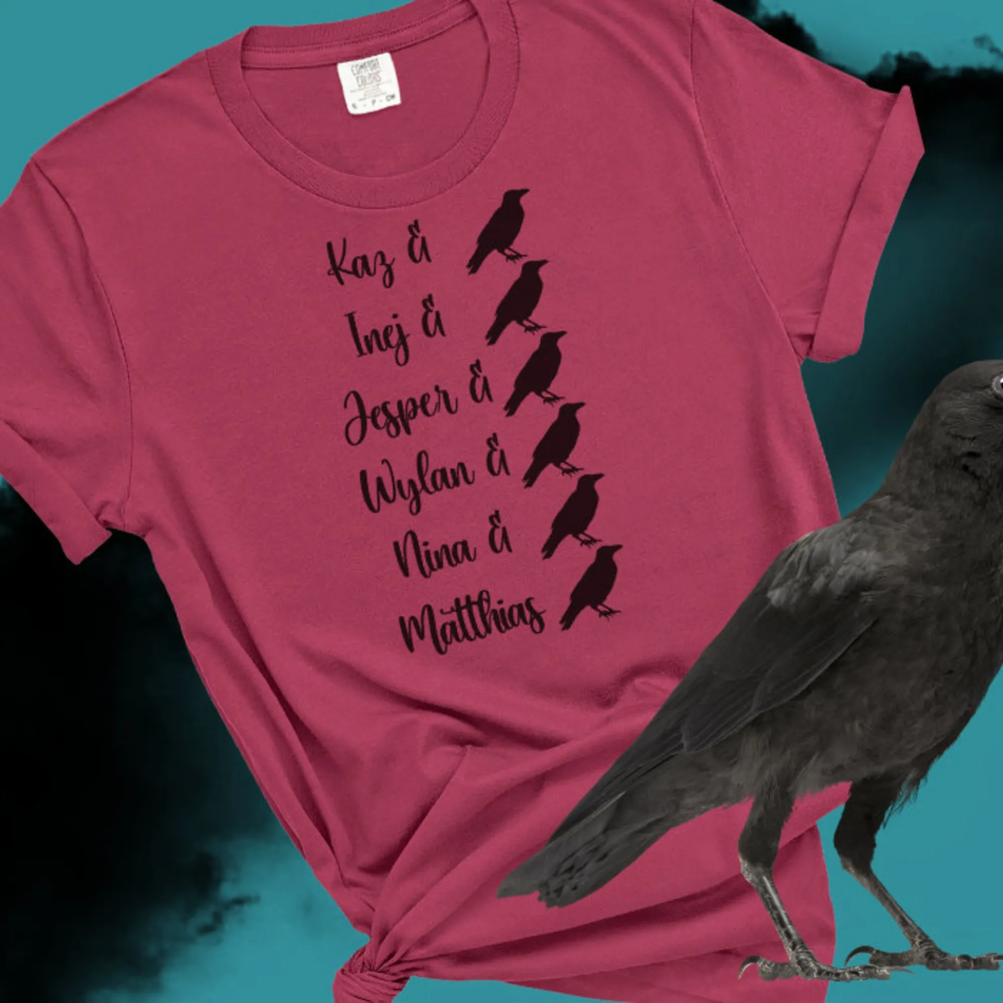 Six Of Crows Team Comfort Colors T Shirt Grishaverse Grisha