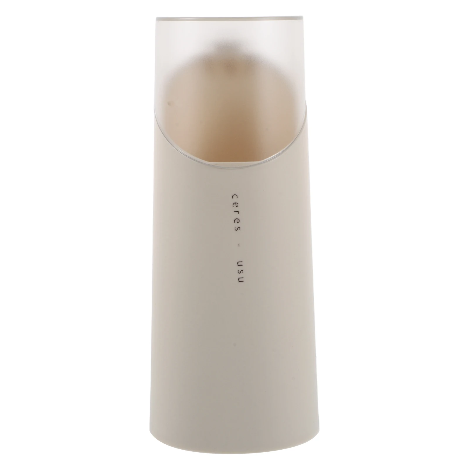 Organisateur de pinceaux, porte-brosse de maquillage avec couvercle, mallette de rangement de maquillage, vanité, conteneur de comptoir de salle de bains