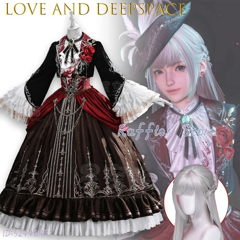 

Костюм для косплея Love And Deepspace Demon Master с механическими крыльями для женщин, тематический костюм в стиле Deep Space для конвенций