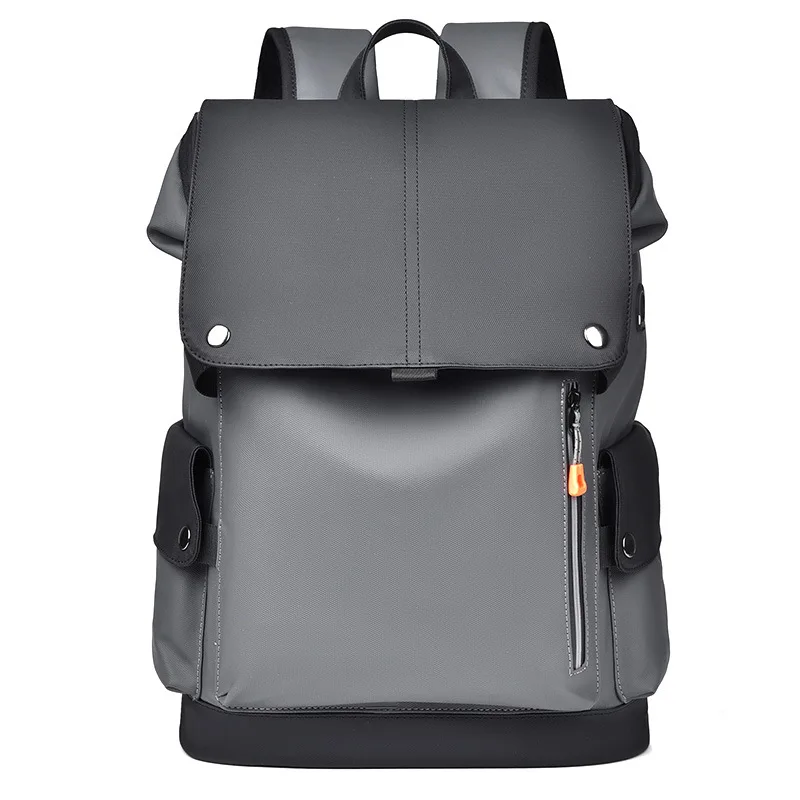 

Business Backpack Men's Travel BagsLarge Capacity Travel Computer Contractor Installation Functional Bag Trendy PU Leather