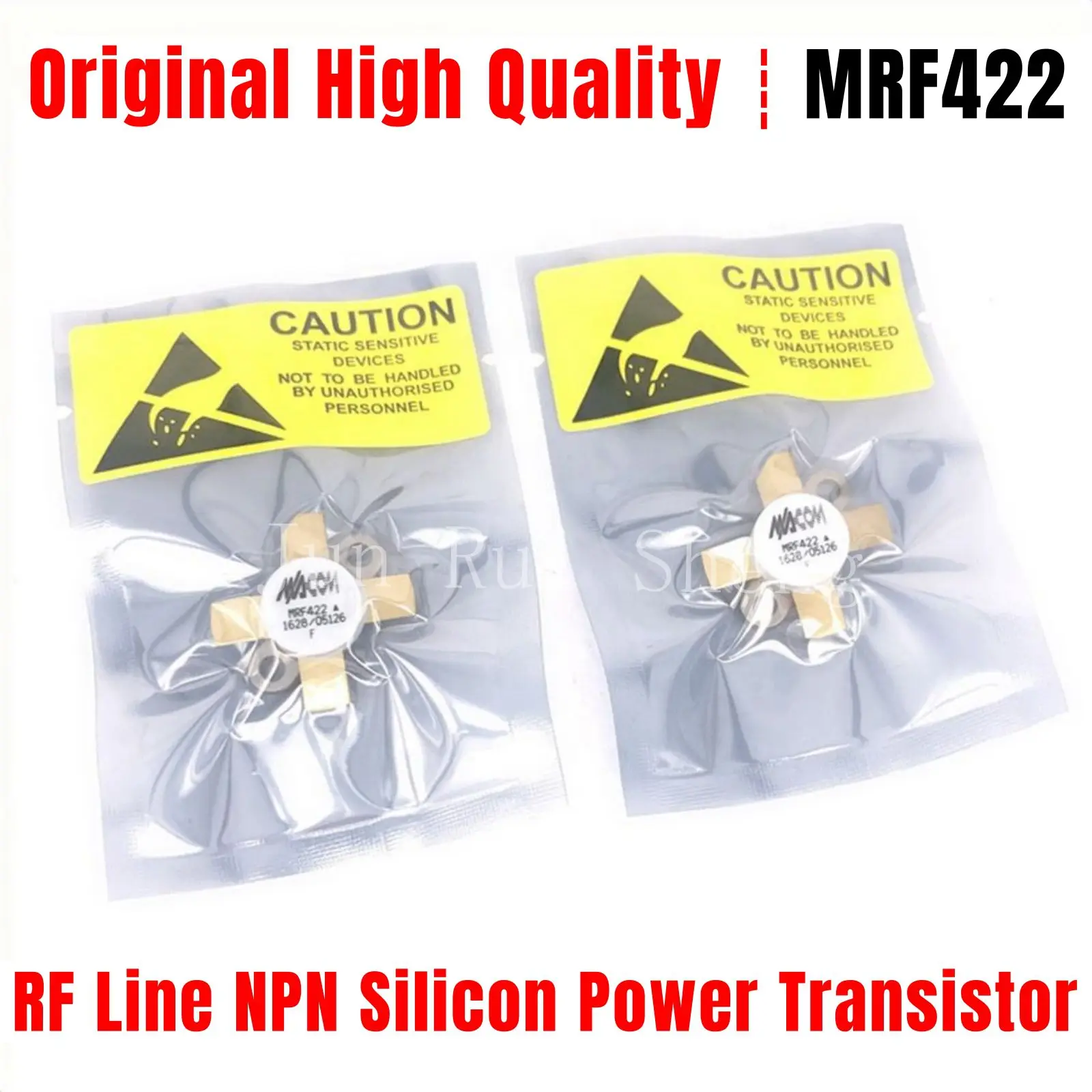 マコム-mrf422RF用トランジスタ,オリジナルアンプキットモジュール,20a,28v,150w,トランジスタ,rf,npn,シリコン電源,2個