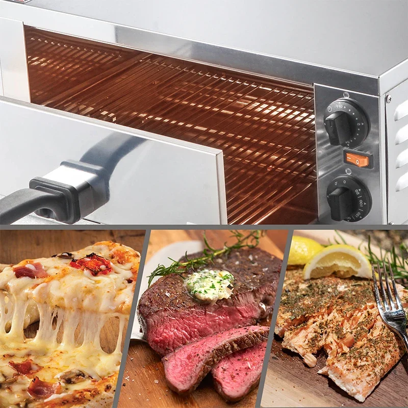 16 Inch Commercial Double Layer Electric Oven for Baking Bread Biscuits And Pizza - Kitchen Supplies