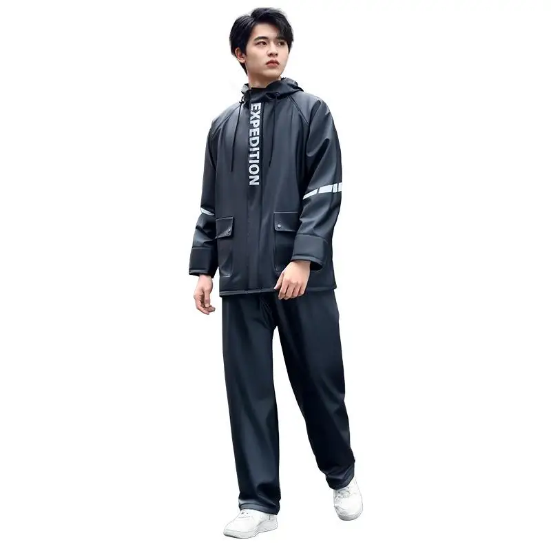 

Waterproof PVC Separate Raincoat And Rain Pants Set for very Women's Sle Men's Sle Motorcycle Special Use Set