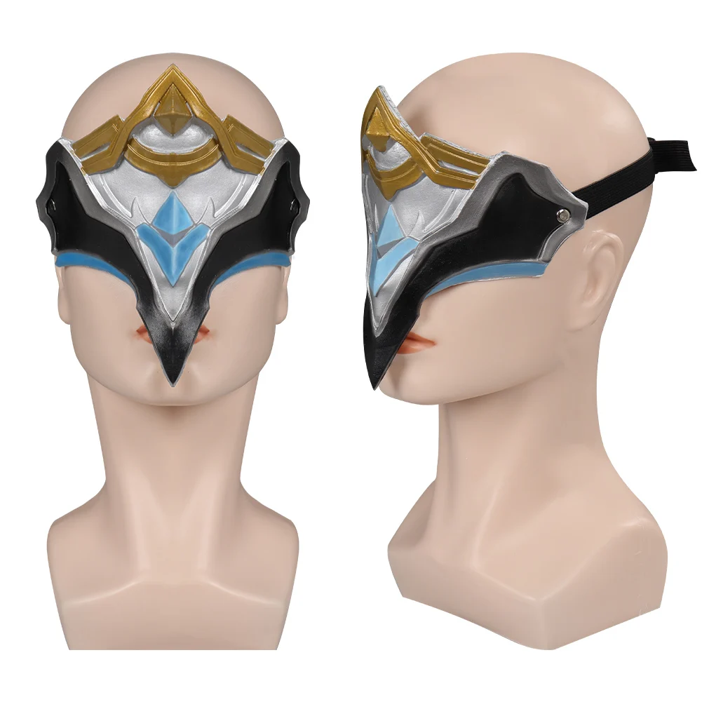 

Anime Game Genshin Impact Many Fools Torre Mask Cosplay Latex Masks Helmet Masquerade Halloween Party Costume Props