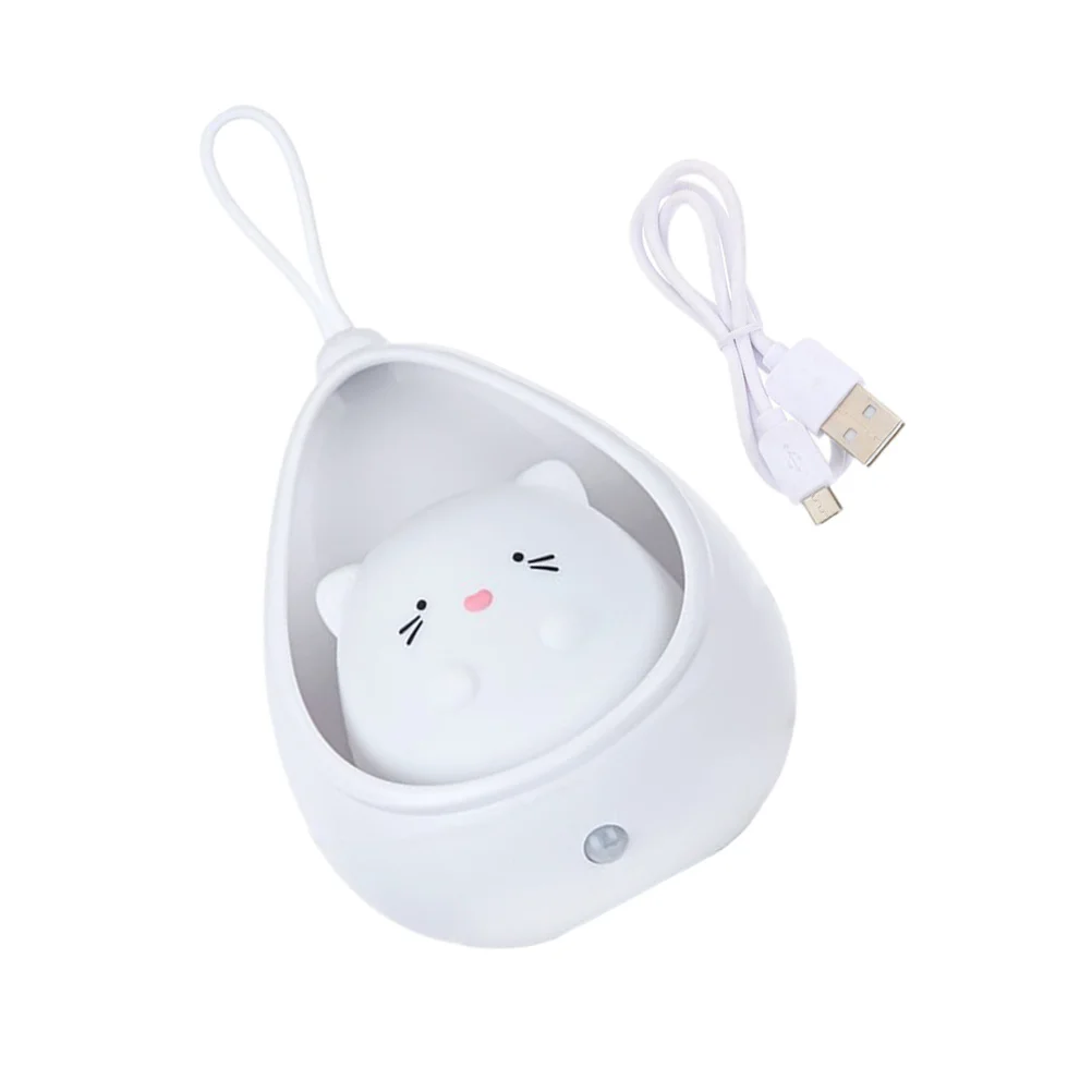 

1Set Body Sensing LED Rabbit Night Lamp USB Charging Cabinet Light for Bedroom Bathroom Hallway Stairs Body Sensing Light