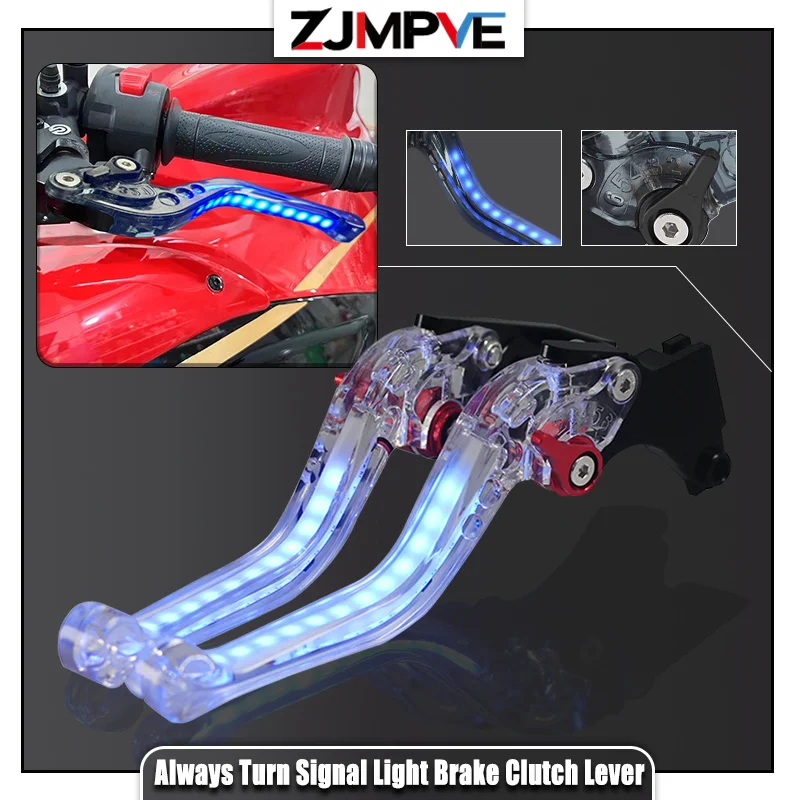 Motorcycle Always-on Turn Signal Light short Brake Clutch Handle Levers For CENTRO 125 200 300 350/i X CITANDO/R/S 250i 300 400i