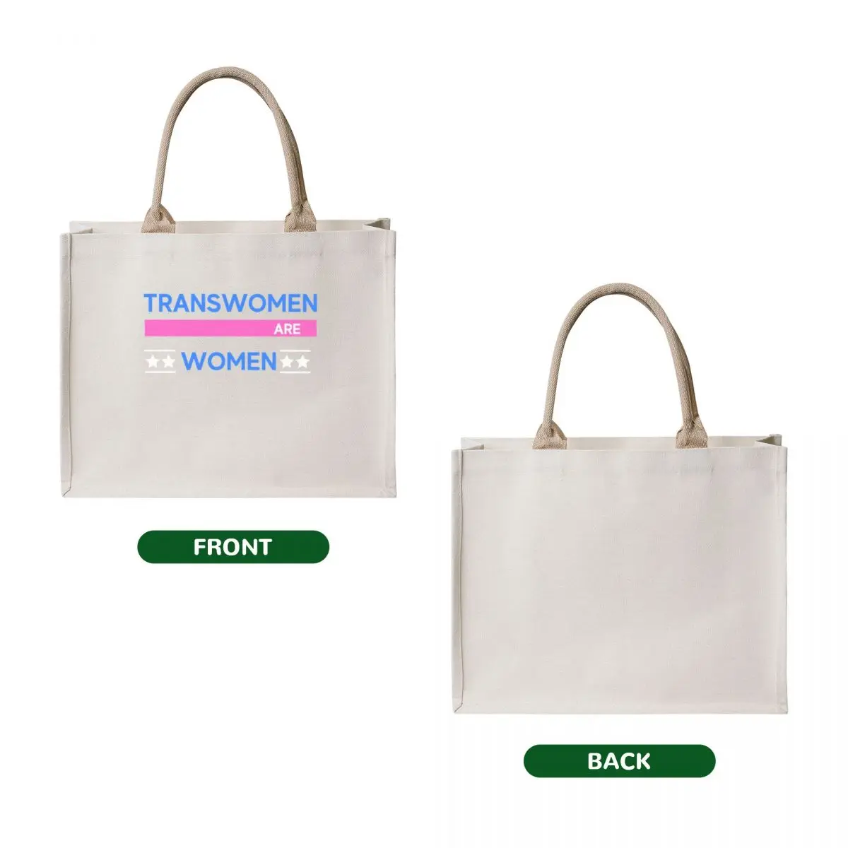 transwomen are women design Tote Bag cute pouch bag tote bag custom luxury women Canvas shoulder