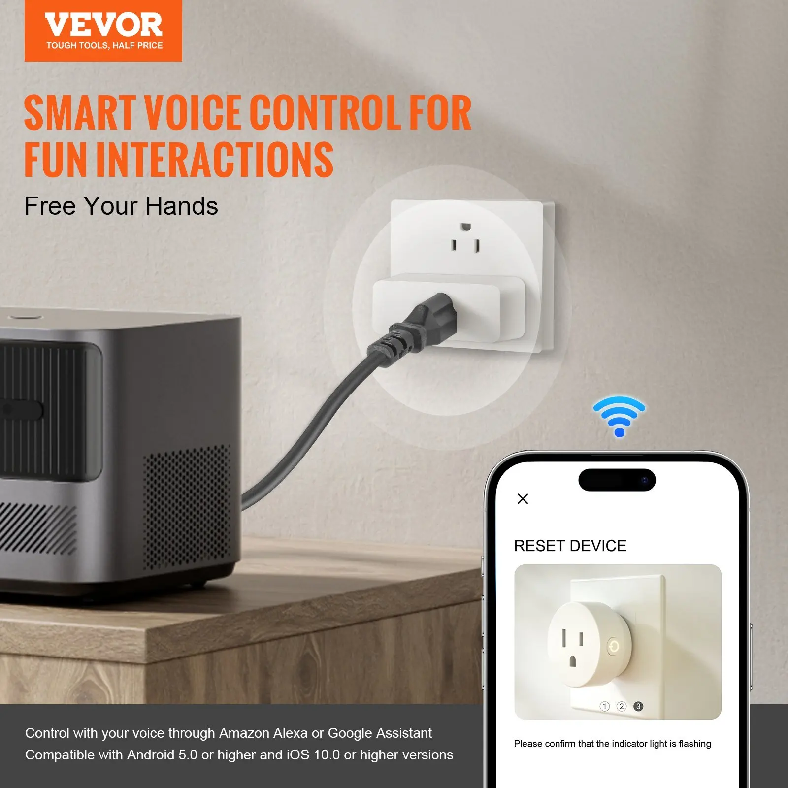 4 Pack Smart Plug, Voice Control Outlet, Remote & Scheduled