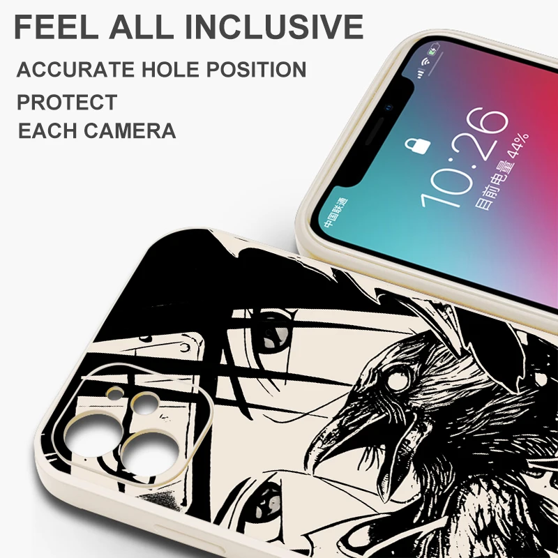 A-Akatsukis U-Uchiha Itachis Phone Case For iPhone 15 14 13 12 11 Pro X XR XS Max 15 14 Plus 13 12 Mini Funda Coque