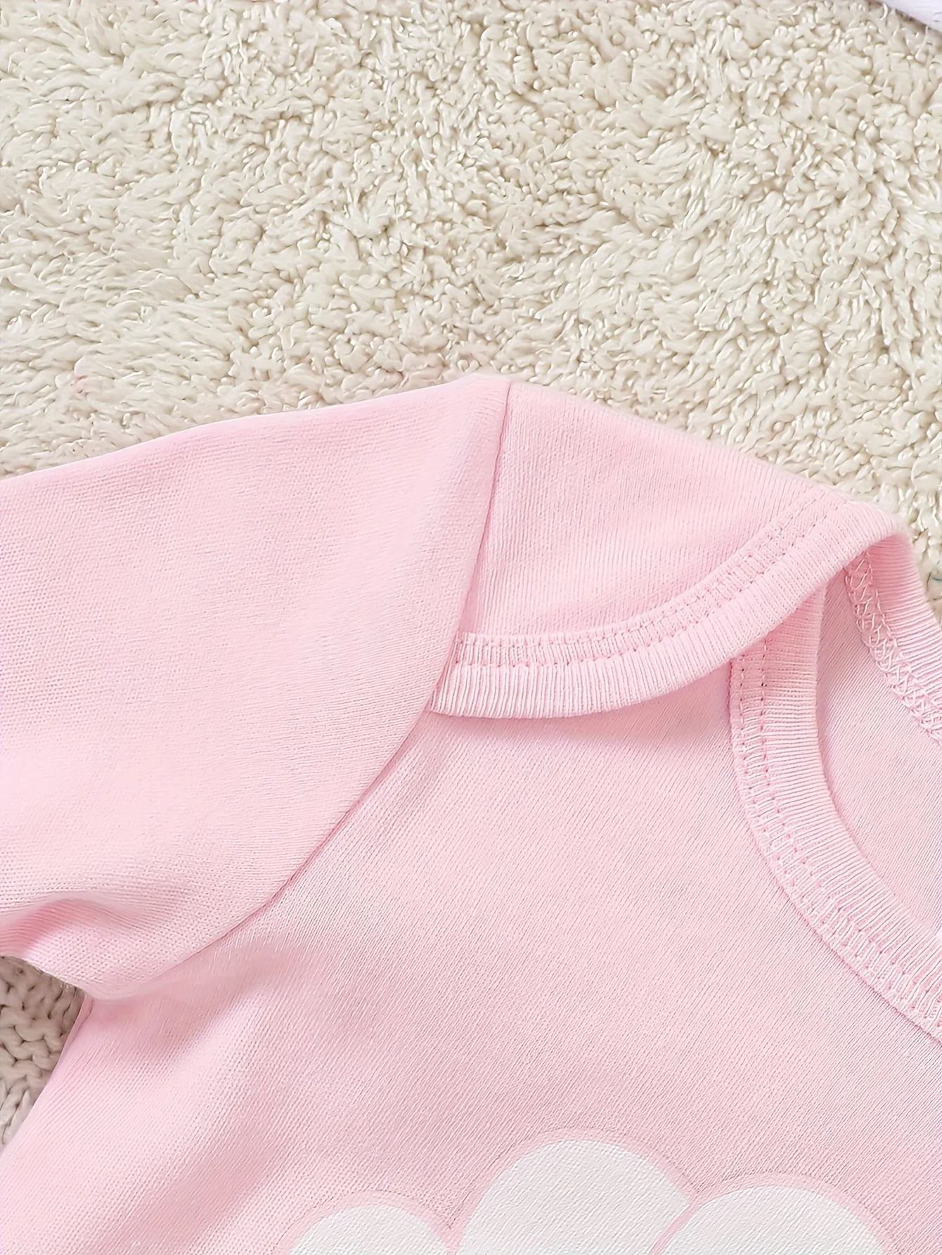 Babykleidung für Mädchen, 3-teilig, Baby-Strampler für Frühling und Herbst, Langarm-Strampler aus Baumwolle, Neugeborenenkleidung 0-12 Monate – Detail 5
