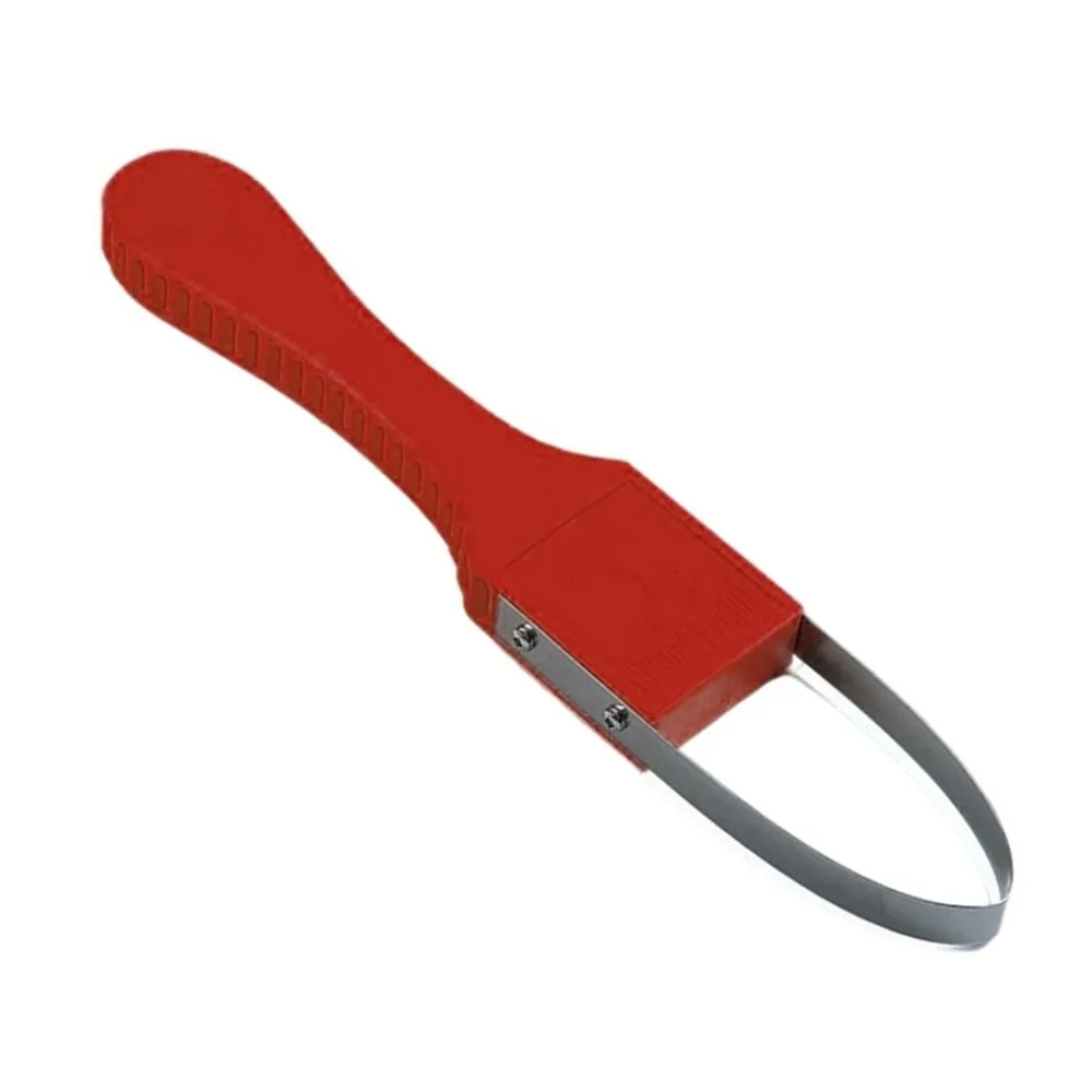 Iron Loop Design Hand Loop Weeder Tool Stainless Steel Loop Ergonomic Root Remover Manual Weeder Tool Portable Weeder Tool