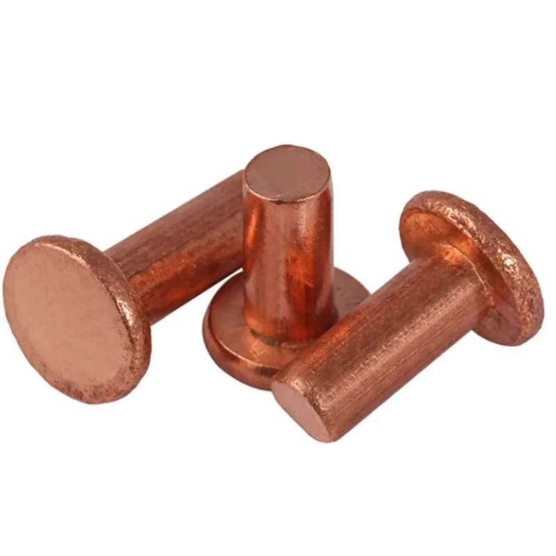 M5 5mm غاطسة رئيس شقة الصلبة النحاس برشام الجوز إدراج المكسرات