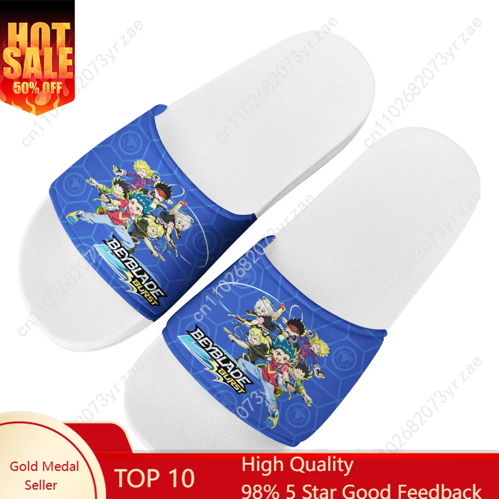 

Beyblade Sandals Home Slippers Water Shoe Men Women Teenagers Fashion Bathroom Beach Swimming Pool Shoes Custom Slipper