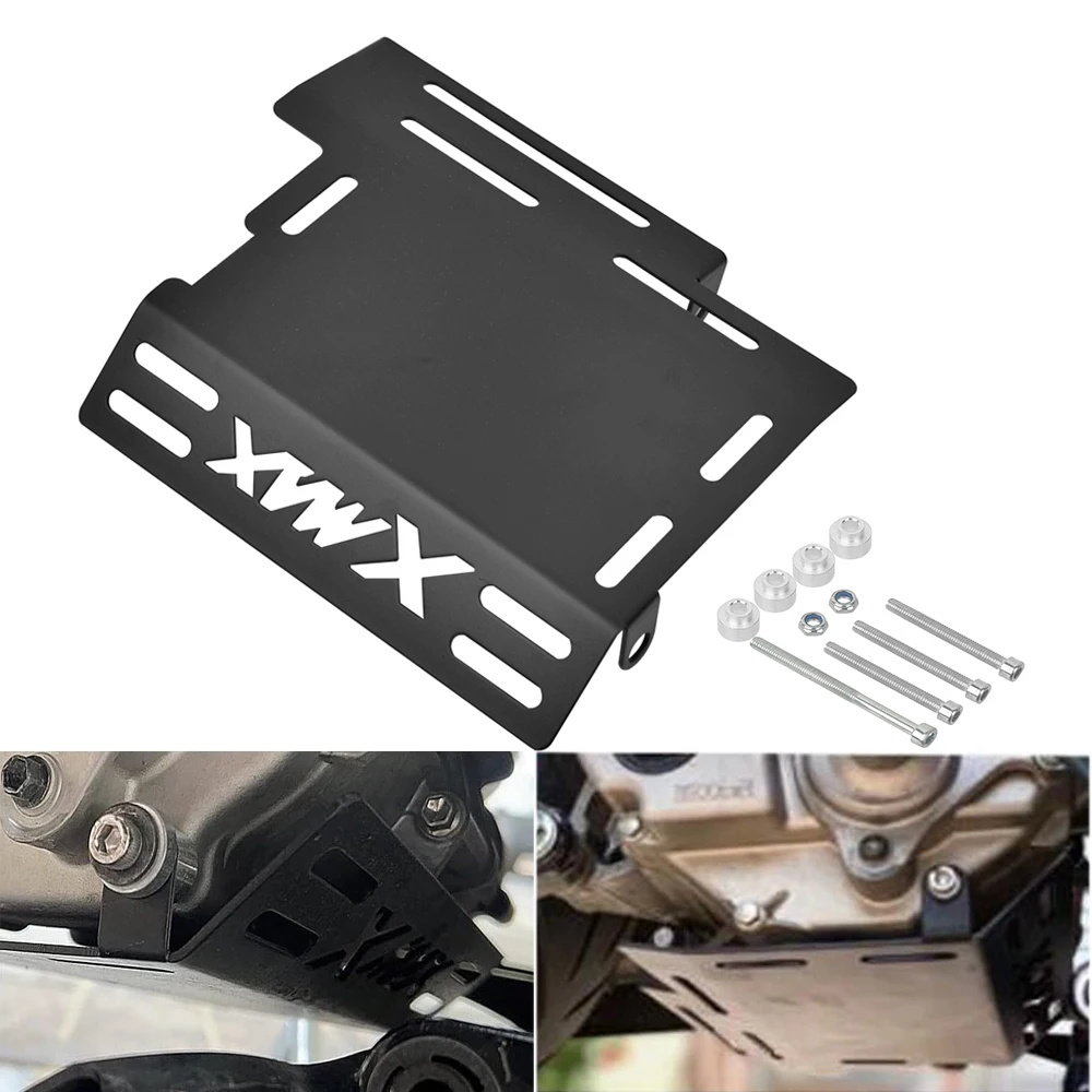 Motorcycle Engine Guard Chassis Protection Cover Skid Plate Compatible with Yamaha X-MAX300 250 125 2017-2022