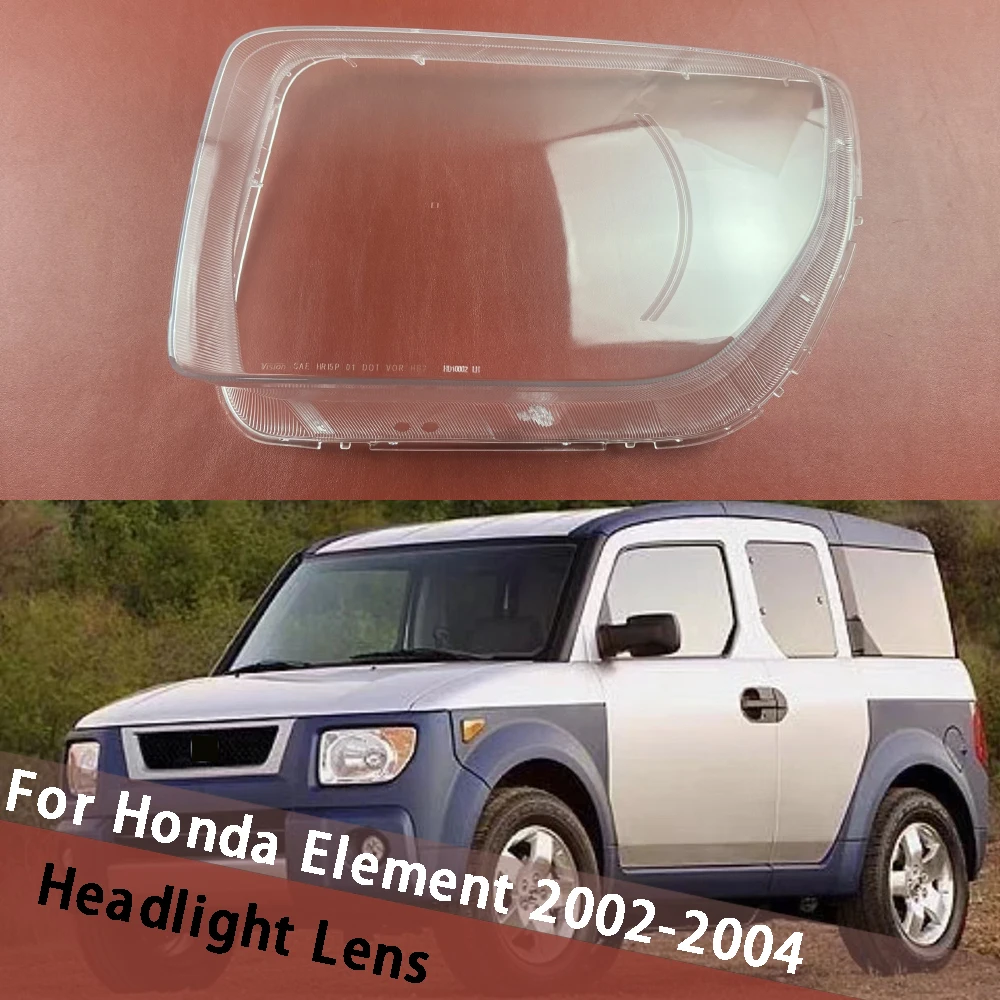 

For Honda Element 2002 2003 2004 Car Lampshade Headlight Shell Headlamp Case Housing Lamp Cover Transparent Shade Lens Masks
