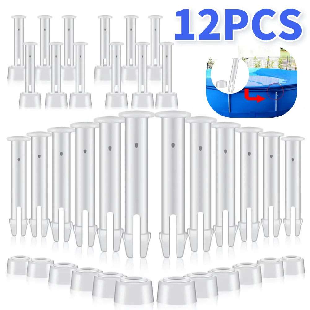 Accessoires de piscine pour étudiants, 12 pièces, Insertion des ongles articulaires 28270 – 28272, combinaisons de verrouillage en caoutchouc pour pièces de piscine à domicile