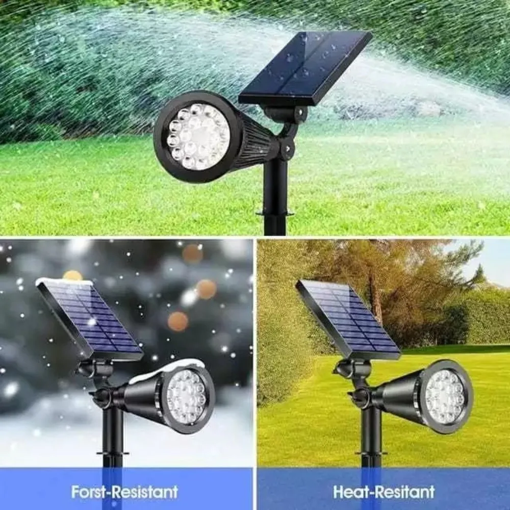 Durable 18Led Solar Lawn Lamp IP67 Waterproof Adjustable Solar Spotlights Landscape Light Lawn Decor Lighting Garden Spot Lights