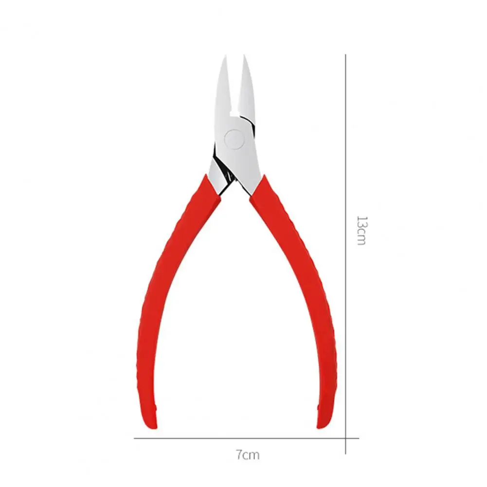 Useful Stainless Steel Beauty Care Nail Cuticle Scissor Comfortable Grip Cuticle Scissors Easy to Use Manicure Tool