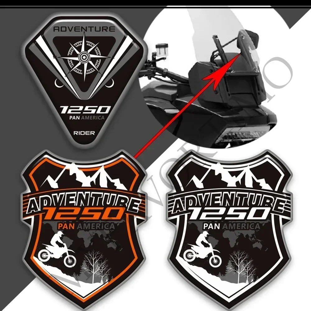 

FIT Harley Pan America Pa 1250 Pa1250 Kit Decals Knee Tank Pad Protector Wind Deflector Windshield Windscreen