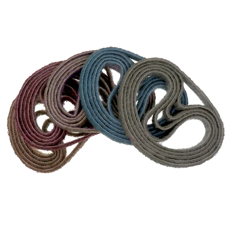 

10/25 шт. 10*330 мм нетканый нейлоновый абразивный пояс 120-600 # Грубый шлифов для тонкого удаления заусенцев с металлическими полосками из нержавеющей стали