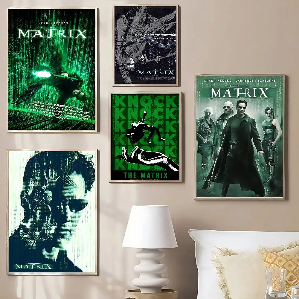 الكلاسيكية فيلم M-Matrix نوعية جيدة يطبع والملصقات ورق أبيض يطبع الملصقات الفنية جدار ديكور #4