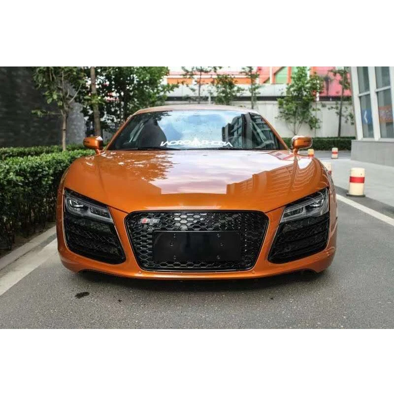 

The front bumper grille of the body components is suitable for the Audi R8 2013 with a bright black grille