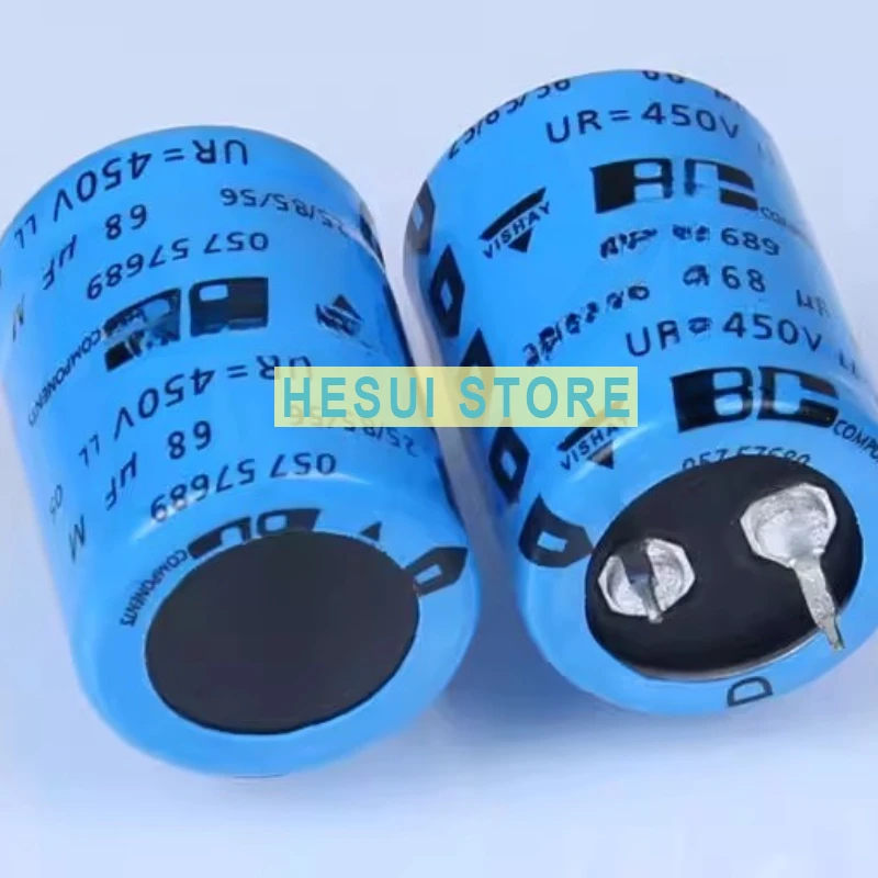 68uF 450V VISHAY/BC electrolytic capacitor 22 × 30