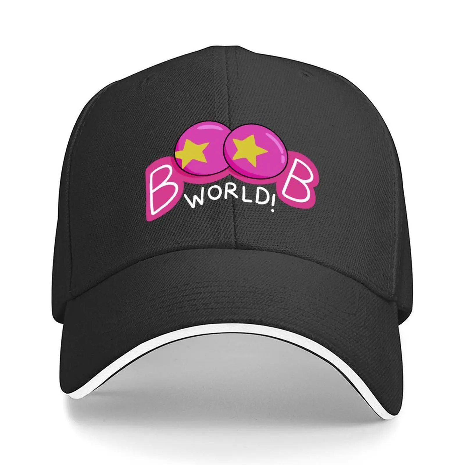 

BOOB WORLD Baseball Cap designer cap Streetwear hard hat hiking hat Women Caps Men's