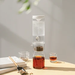 TIMEMORE Store Icy Pipe Ice Drip CoffeeMaker 400mlDrip Utensils Water Drip Brew MakerGlassMinimalismPortableForHouseKitchenTrave