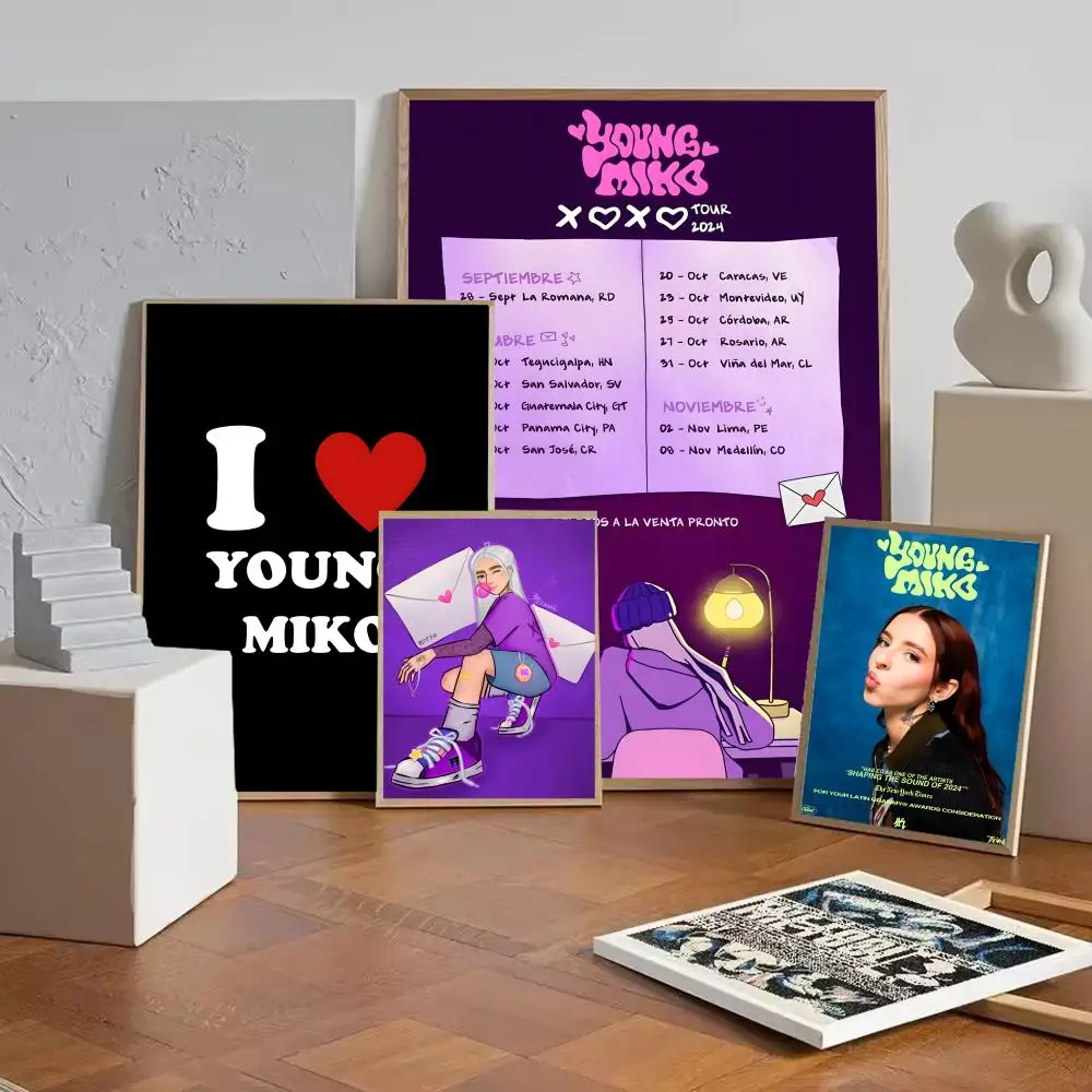 Rapper Y-Young M-Miko Poster Paper Print Home Living Room Bedroom Entrance Bar Cafe Art Painting Decoration